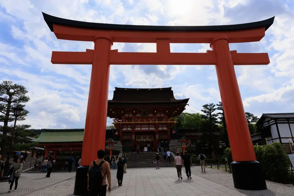 Entrance to the sacred Mount Inari