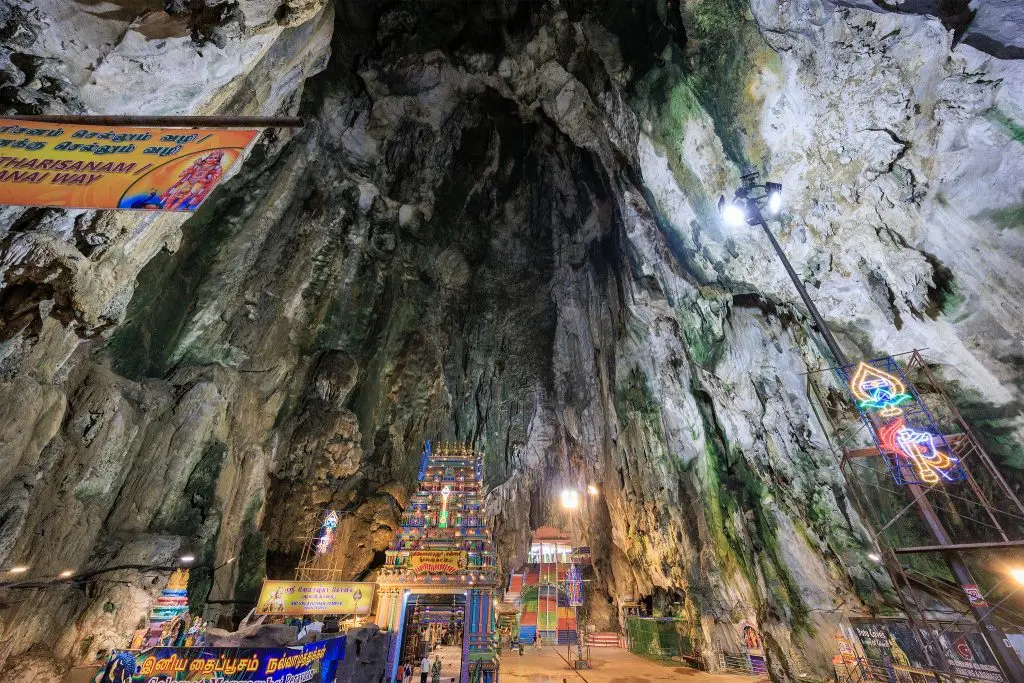 Inside Batu Caves