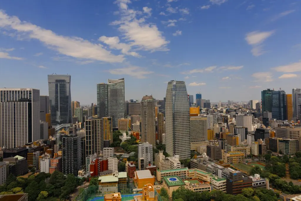 Tokyo Tower The Cityscape View